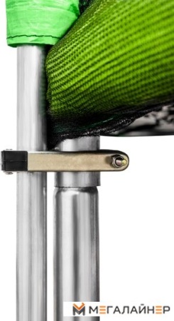 Батут Alpin 3.74 м с защитной сеткой и лестницей