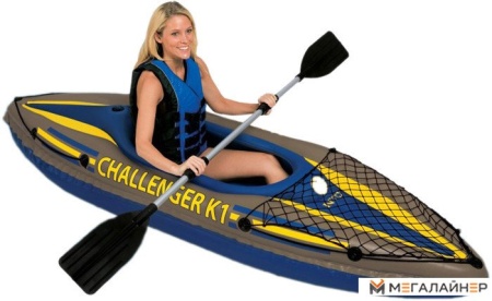 Байдарка Intex 68305 Challenger K1 Kayak