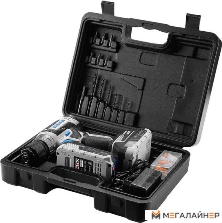 Дрель-шуруповерт Deko DKCD20V PRO 080-1001 (с 2-мя АКБ, кейс, оснастка) купить в Минске с доставкой