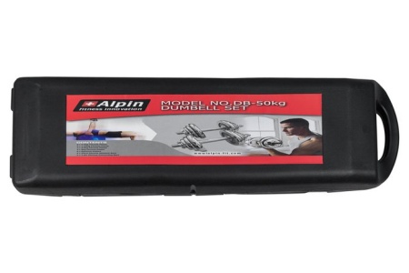 Гантели с грифом для штанги Alpin DB-50кг
