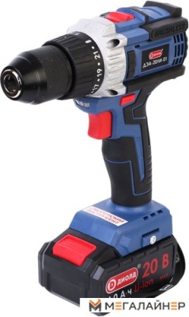Дрель-шуруповерт ДИОЛД ДЭА-20ЛИ-01 10022149 (с 1-им АКБ) купить в Минске с доставкой