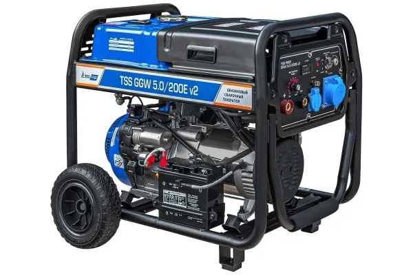 Бензиновый сварочный генератор ТСС PROF GGW 5.0/200E v2
