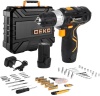 Дрель-шуруповерт Deko GCD12DU3 SET 193 063-4138 (с 2-мя АКБ, кейс, набор оснастки) купить в Минске с доставкой