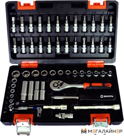 Универсальный набор инструментов Вихрь 73/6/7/2 (57 предметов) купить в Минске с доставкой
