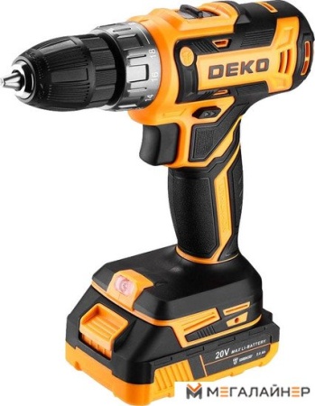 Дрель-шуруповерт Deko DKCD20FU-Li 063-4149 (с 1-им АКБ) купить в Минске с доставкой
