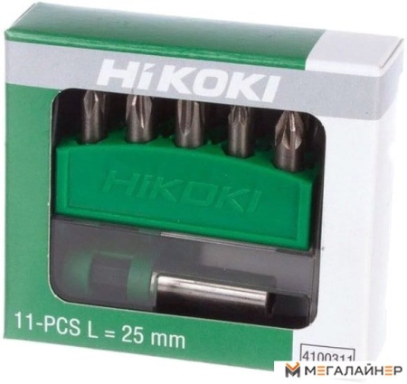 Набор бит Hitachi 4100311 (11 предметов) купить в Минске с доставкой
