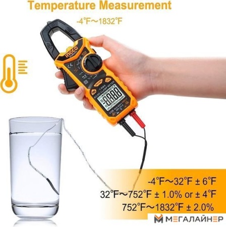 Купить Токовые клещи Ingco DCM6005 в Минске с доставкой