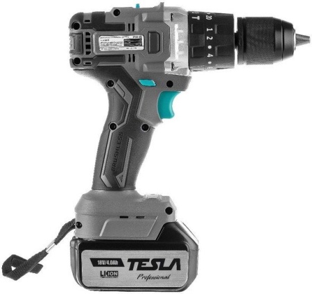 Дрель-шуруповерт Tesla TCD18HD 840374 (с 2-мя АКБ, кейс) купить в Минске с доставкой