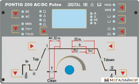 Сварочный инвертор MOST PONTIG 200 AC/DC Pulse