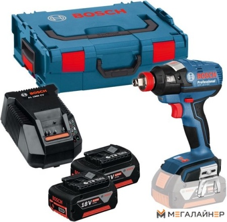 Ударный гайковерт Bosch GDX 18 V-EC Professional 06019B9107 (с 2-мя АКБ) купить в Минске с доставкой