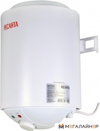 Накопительный электрический водонагреватель Ресанта ВН-10КН купить в Минске с доставкой
