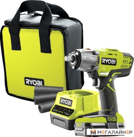 Ударный гайковерт Ryobi R18IW3-120S 5133003574 (с 1-им АКБ) купить в Минске с доставкой