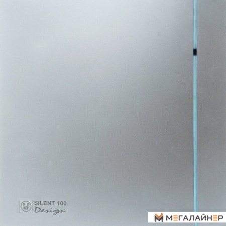 Осевой вентилятор Soler&Palau Silent-100 CHZ Silver Design 5210603600
