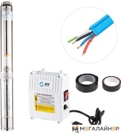 Скважинный насос AV Engineering Ageless-3-2700/23- 3/8 купить в Минске с доставкой