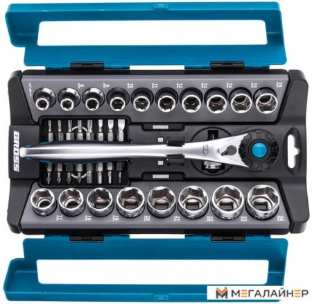 Набор торцевых головок и бит GROSS 14144 (36 предметов) купить в Минске с доставкой