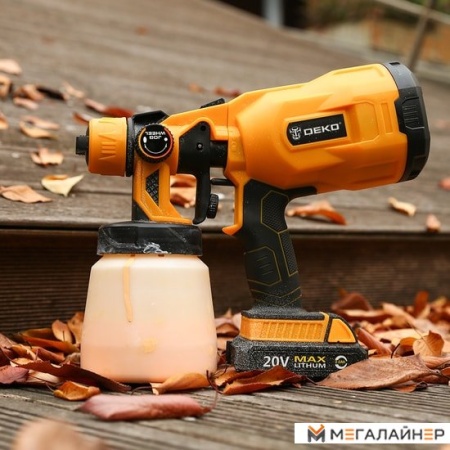 Краскораспылитель Deko DKSG20K2 (с 1-им АКБ) купить в Минске с доставкой