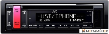 CD/MP3-магнитола JVC KD-R691