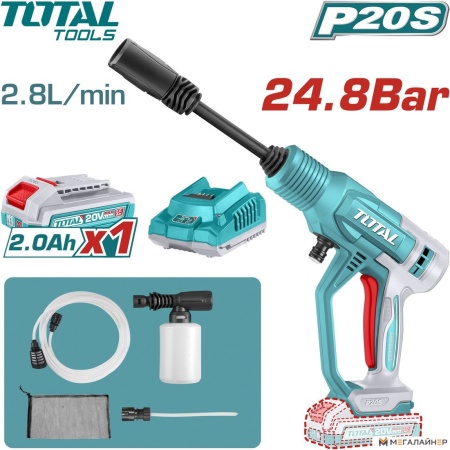 Мойка высокого давления Total TPWLI20362 (с 1-им АКБ) купить в Минске с доставкой