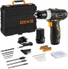 Дрель-шуруповерт Deko GCD12DU3 SET 5 063-4147 (с 2-мя АКБ, кейс, набор оснастки) купить в Минске с доставкой