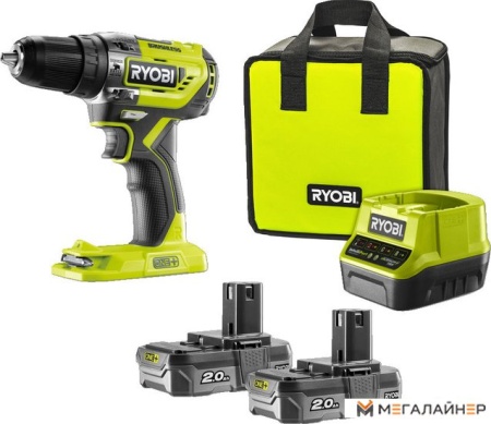 Ударная дрель-шуруповерт Ryobi R18PD5-220S 5133003734 (без АКБ) купить в Минске с доставкой