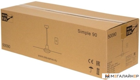 Вентилятор Dreamfan Simple 90 50090