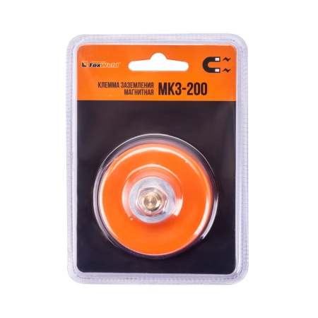 Клемма заземления магнитная FoxWeld МКЗ-200