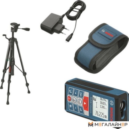Купить Лазерный дальномер Bosch GLM 80 + BS 150 Professional [06159940A1] в Минске с доставкой