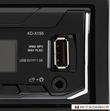 USB-магнитола JVC KD-X155