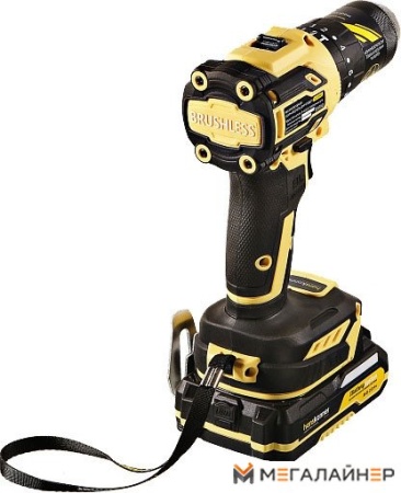 Ударная дрель-шуруповерт Hanskonner HCD2065BLIC (с 2-мя АКБ, кейс) купить в Минске с доставкой