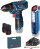 Дрель-шуруповерт Bosch GSR 120-LI Plus GLI 12V-300 Professional (с 2-мя АКБ) купить в Минске с доставкой