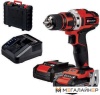 Дрель-шуруповерт Einhell TE-CD 18/40-1 Li 4513939 (с 2-мя АКБ, кейс) купить в Минске с доставкой
