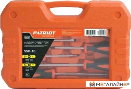Набор отверток Patriot SSP-10 (10 предметов) купить в Минске с доставкой