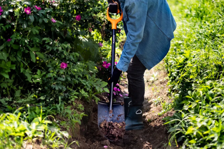 Лопата штыковая остроконечная Plantic Terra 11003-01 купить в Минске с доставкой