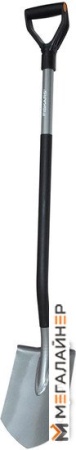 Лопата штыковая остроконечная Fiskars Ergonomic 1001568 купить в Минске с доставкой