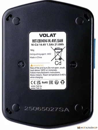 Аккумулятор VOLAT HIT-EB1414 (14.4В/1.5 Ah) купить в Минске с доставкой