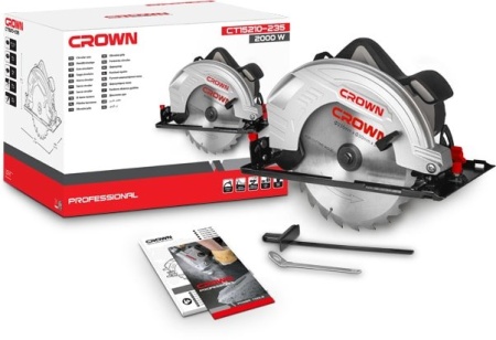 Дисковая пила Crown CT15210-235 купить в Минске с доставкой