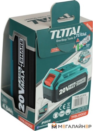 Аккумулятор Total TFBLI2002 (20В/4 Ah) купить в Минске с доставкой
