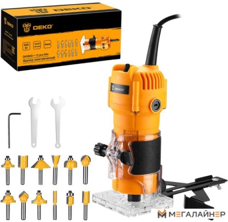 Кромочно-петельный фрезер Deko DKR800 SET 12 купить в Минске с доставкой