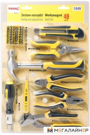 Универсальный набор инструментов WMC Tools 1049 (49 предметов) купить в Минске с доставкой