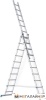Лестница-стремянка Sarayli трехсекционная промышленная 3x8 (1308) купить в Минске с доставкой