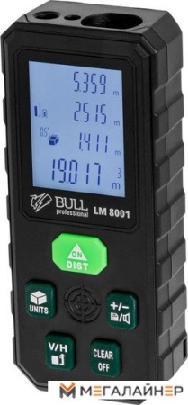 Купить Лазерный дальномер Bull LM 8001 1323465 в Минске с доставкой