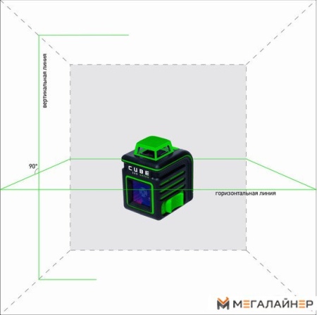 Купить Лазерный нивелир ADA Instruments CUBE 360 Green ULTIMATE EDITION [A00470] в Минске с доставкой