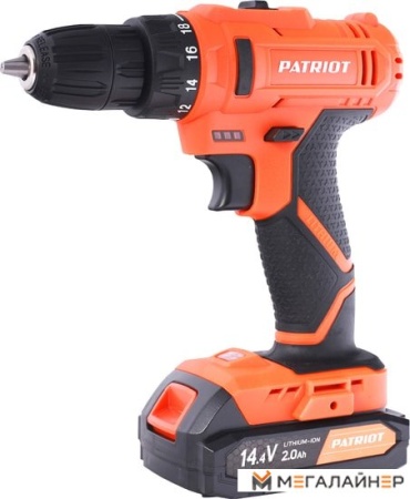 Дрель-шуруповерт Patriot BR 147Li 180301147 (с 2-мя АКБ, кейс) купить в Минске с доставкой