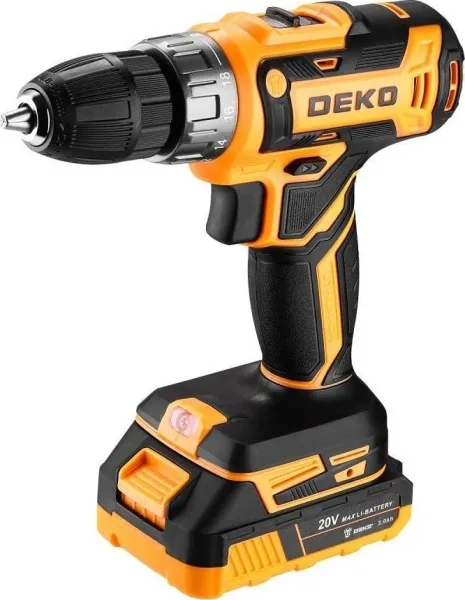 Дрель-шуруповерт Deko Banger 20V ONE+ 083-1109 (с 2-мя АКБ, кейс) купить в Минске с доставкой