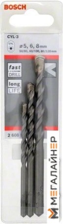 Набор оснастки Bosch 2608597709 (3 предмета) купить в Минске с доставкой