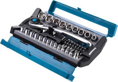 Набор торцевых головок и бит GROSS 14143 (41 предмет) купить в Минске с доставкой