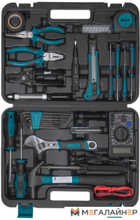 Универсальный набор инструментов Bort BTK-30E (30 предметов) купить в Минске с доставкой
