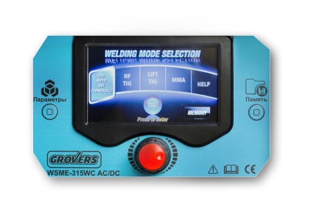 Сварочный инвертор GROVERS WSME-315 WC AC/DC Pulse (LCD)