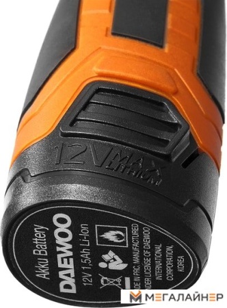 Дрель-шуруповерт Daewoo Power DAA 1220Li (с 2-мя АКБ) купить в Минске с доставкой