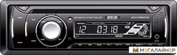 CD/MP3-магнитола Mystery MCD-598MPUC